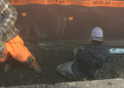 Imperméabilisation de fondation avec membrane Delta MS à Laval - Alain Fissure à Mascouche