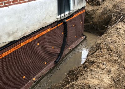 Imperméabilisation de mur en béton avec membrane Delta MS à Terrebonne et ses environs - Alain Fissure à mascouche