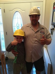 Photo Alain poirier avec son fils à Terrebonne et ses environs - Alain Fissure à mascouche