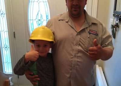 Photo Alain poirier avec son fils à Terrebonne et ses environs - Alain Fissure à mascouche