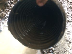 Photos de drain français après le nettoyage à la pression à Terrebonne et ses environs - Alain Fissure à mascouche