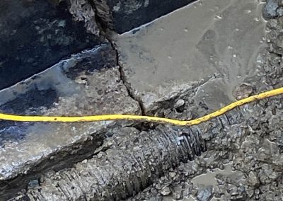 REPARATION DE FISSURE DE FONDATION - Alain fissure