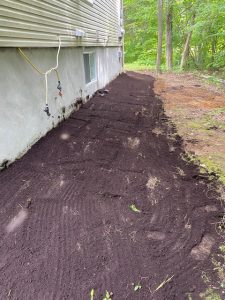 Réparation de fondation avec correction de pente négative à Montréal - Alain Fissure