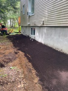 Réparation de fondation avec correction de pente négative sur la Rive-Nord de Montréal - Alain Fissure