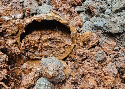 Drain français bloqué par eau ferreux - Alain Fissure