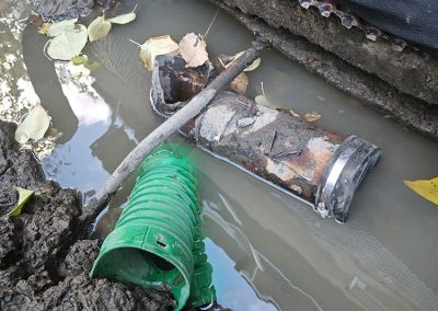 Remplacement de systeme de drainage des eaux à Mascouche - Alain Fissure