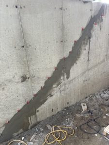 Réparation de fissure et imperméabilisation avec renforce structural (2)