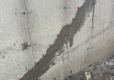 Réparation de fissure et imperméabilisation avec renforce structural (2)