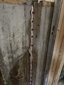 Réparation de fissures intérieur et installation de renfort à Montréal - Alain Fissure