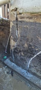 Réparation de fondation et remplacement du système de drainage à Montréal - Alain Fissure